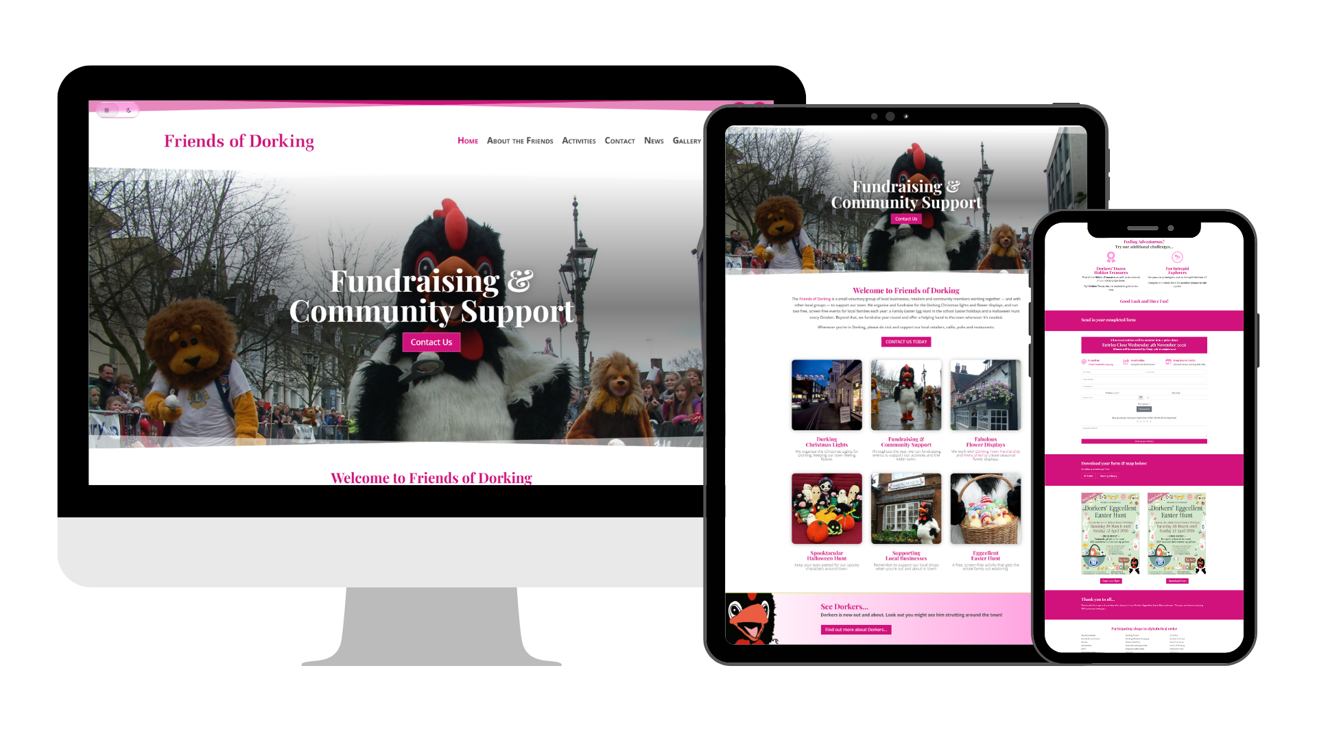 Website Design &Amp; Development Surrey 2 Friends Of Dorking